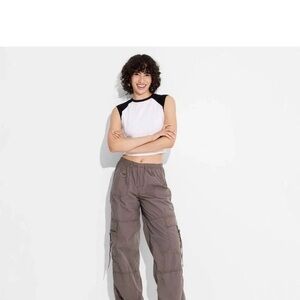 Wild Fable Women's Gray Cargo Joggers